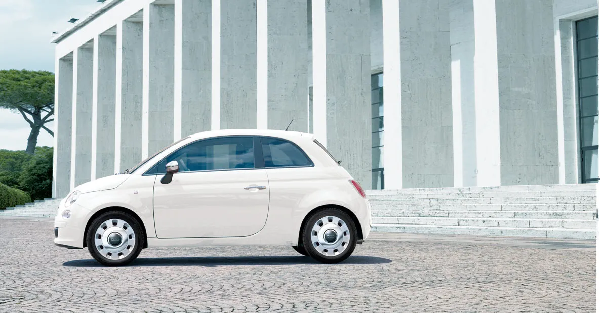 14'' Vintage Wheel Covers Kit For Fiat 500