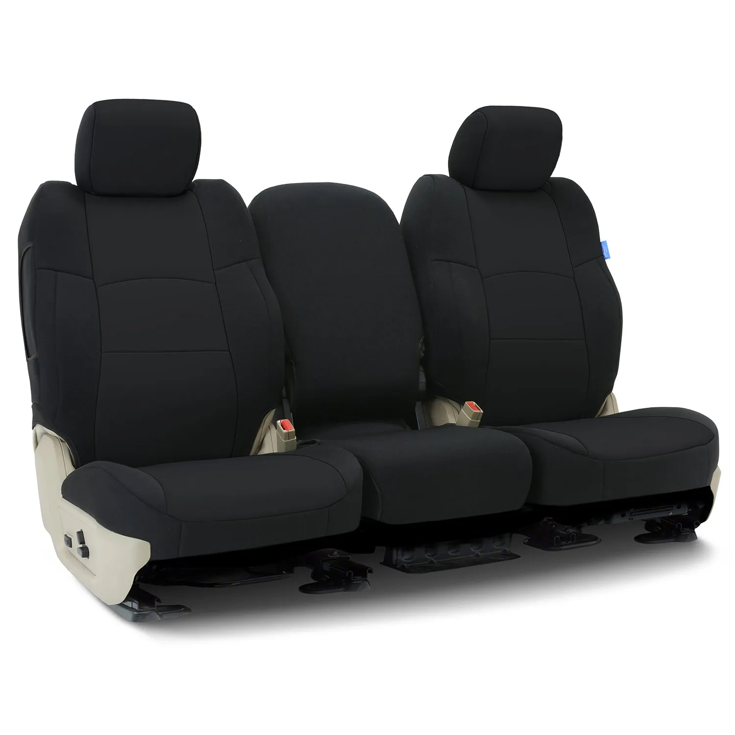 2011-2012 Ford F-150 Custom Fit Neoprene Seat Covers Front 40/20/40 Seats-Black