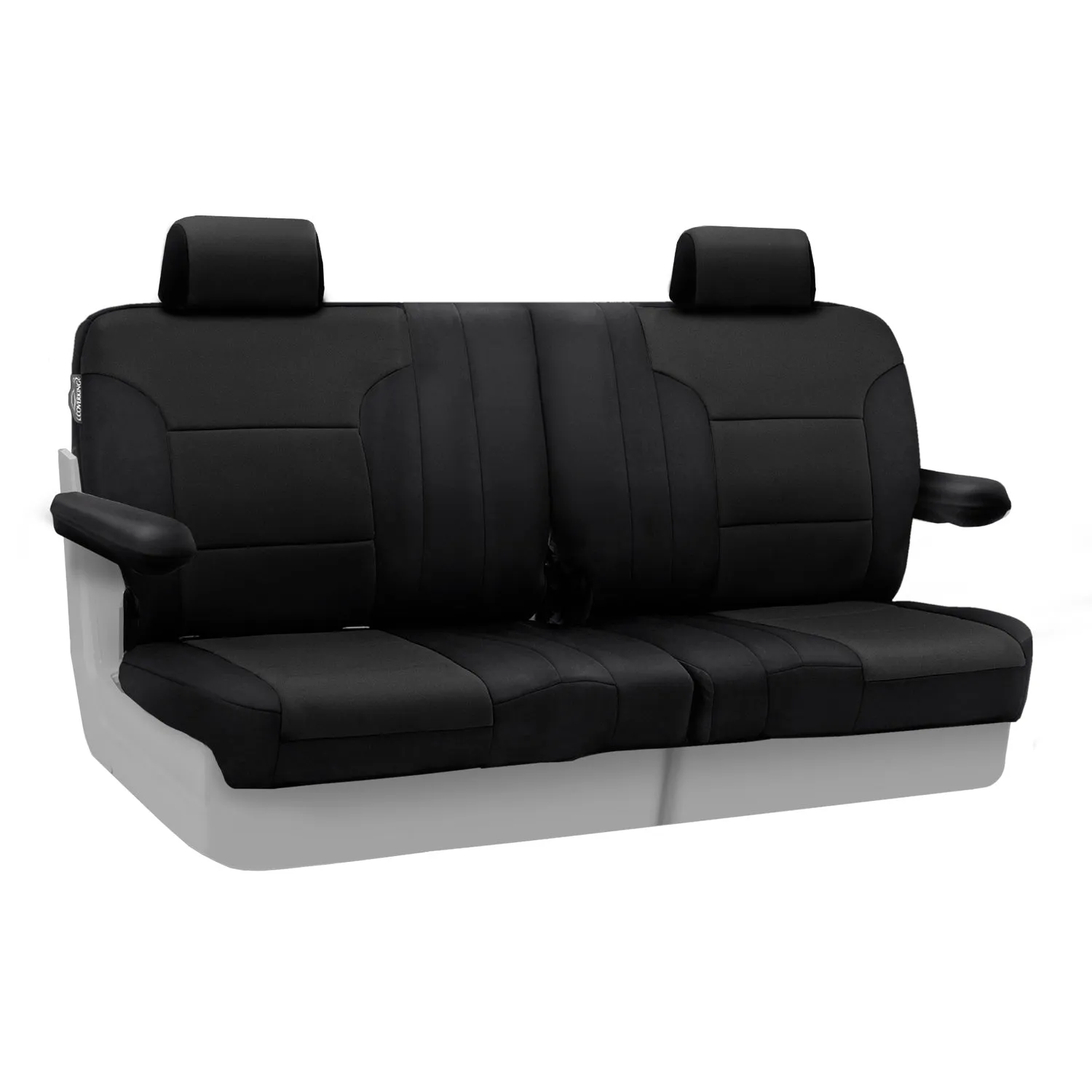 2014-2018 Chevy Silverado 1500 Custom Fit Neoprene Seat Covers Rear 60/40 Split-Black