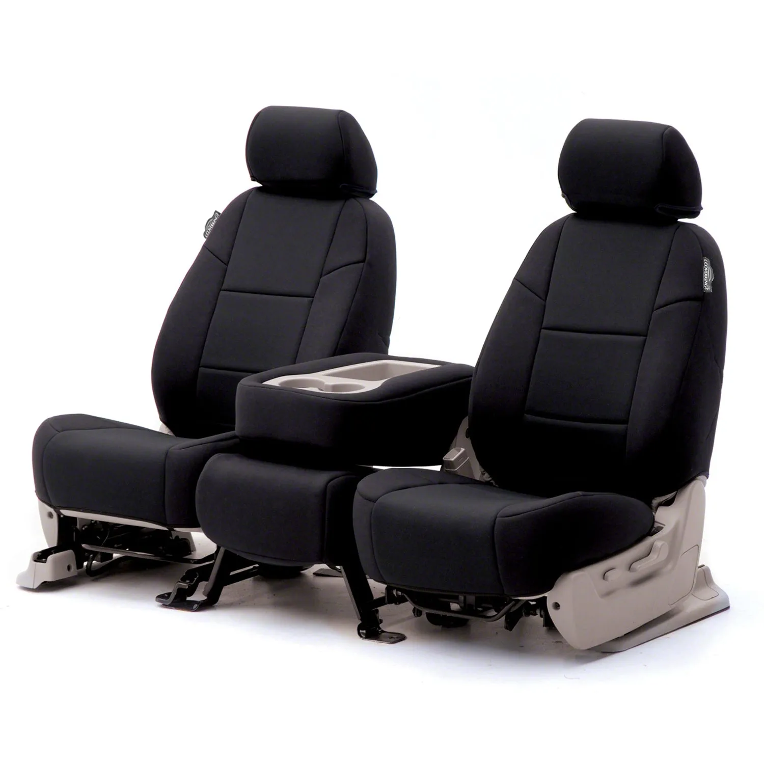 2015-2019 Chevy Silverado Custom Fit Neoprene Seat Covers Front 40/20/40 Seats-Black