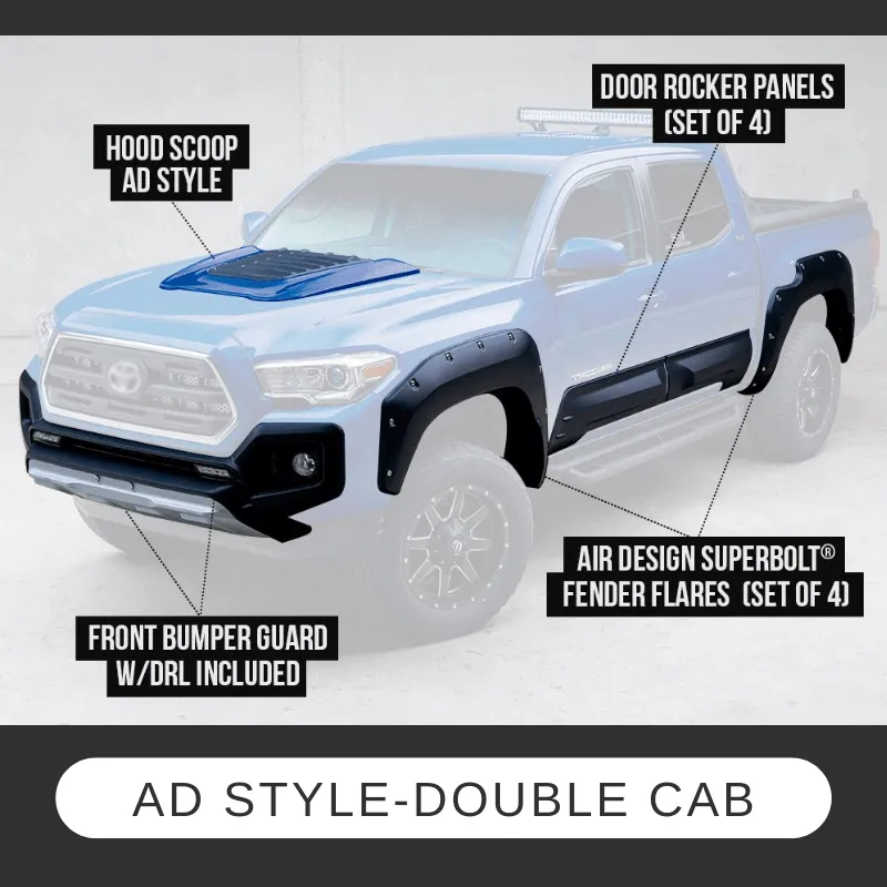 2016-2023 Toyota Tacoma Full Off Road Body Kit