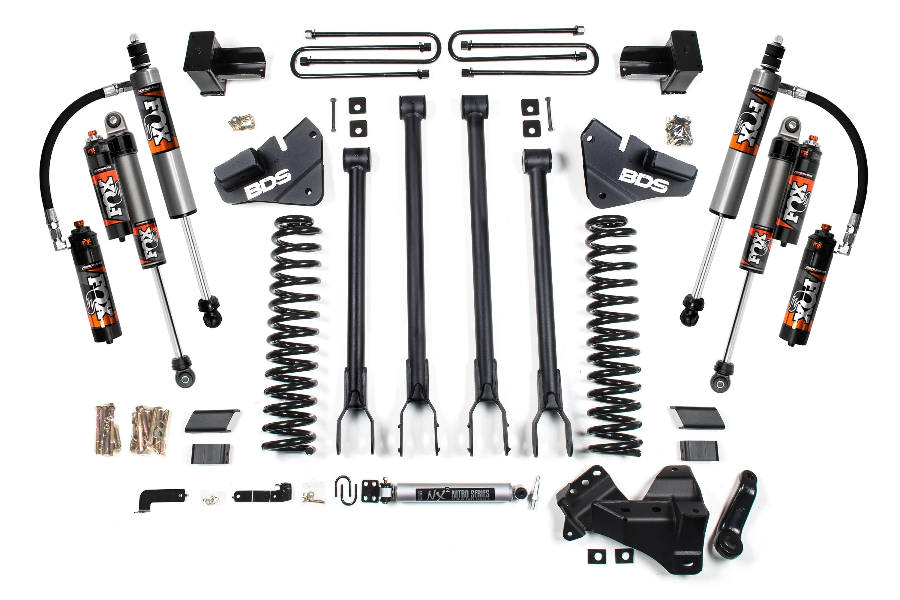 4 Inch Lift Kit w/ 4-Link | Ford F350 Super Duty DRW (20-22) 4WD | Gas