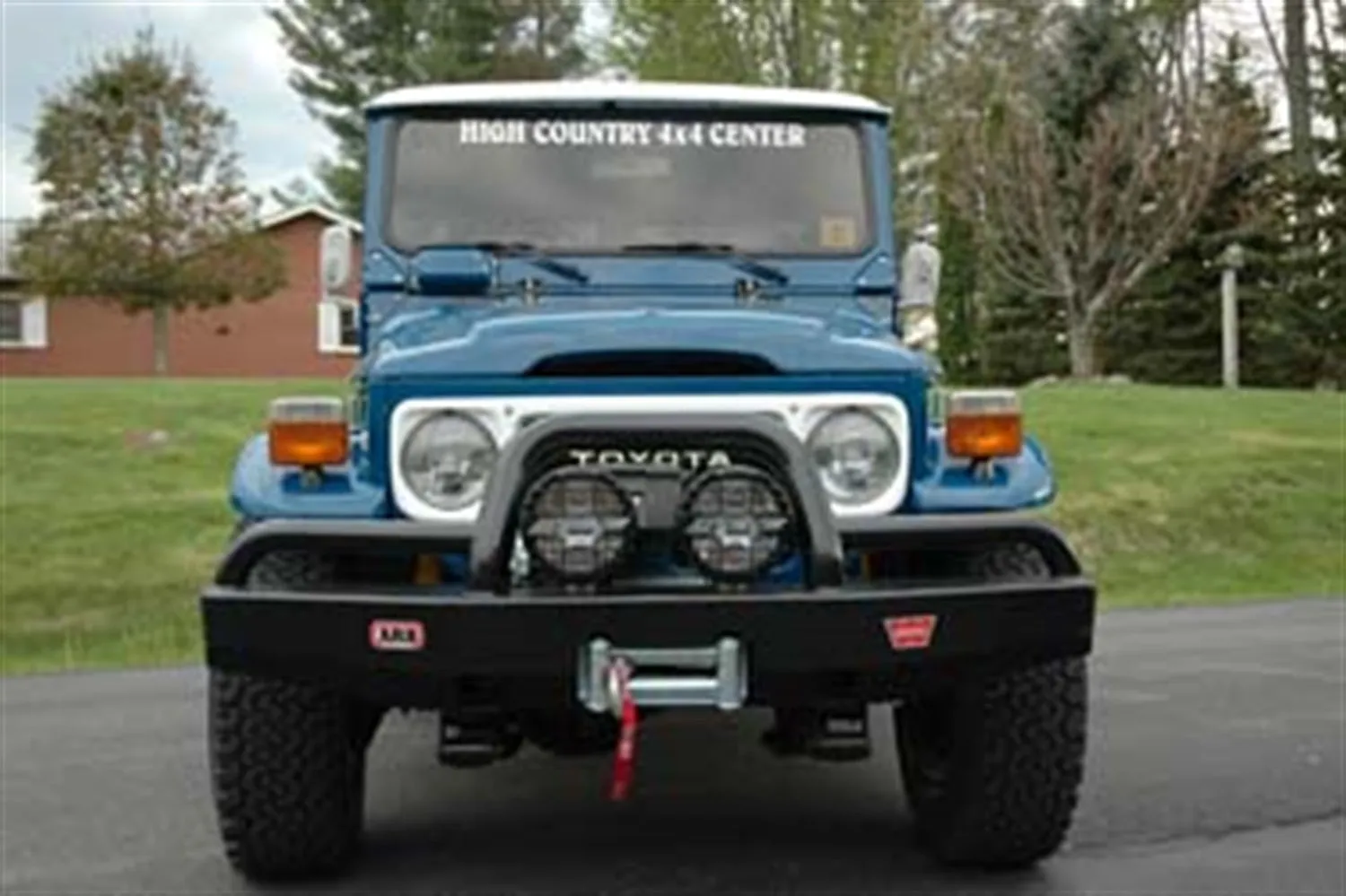 ARB 3420020 Front Deluxe Bull Bar Winch Mount Bumper; 40 Series;