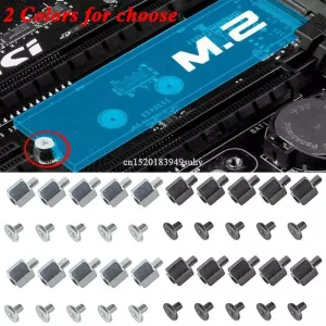 ASUS M.2 SSD Mounting Kit: Enhanced Performance for Silver Black Systems