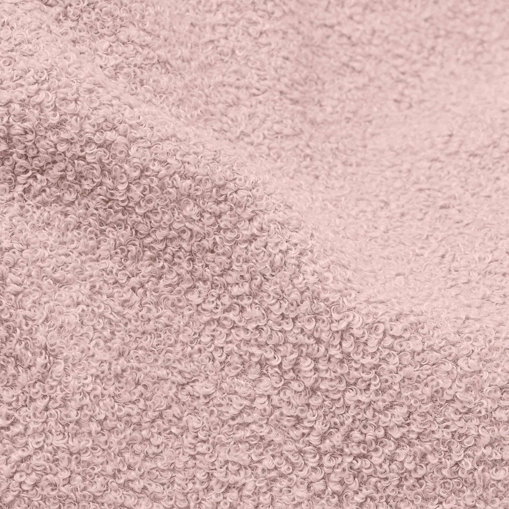 Bolster Scatter Cushion Cover 20 x 55cm - Boucle Pink