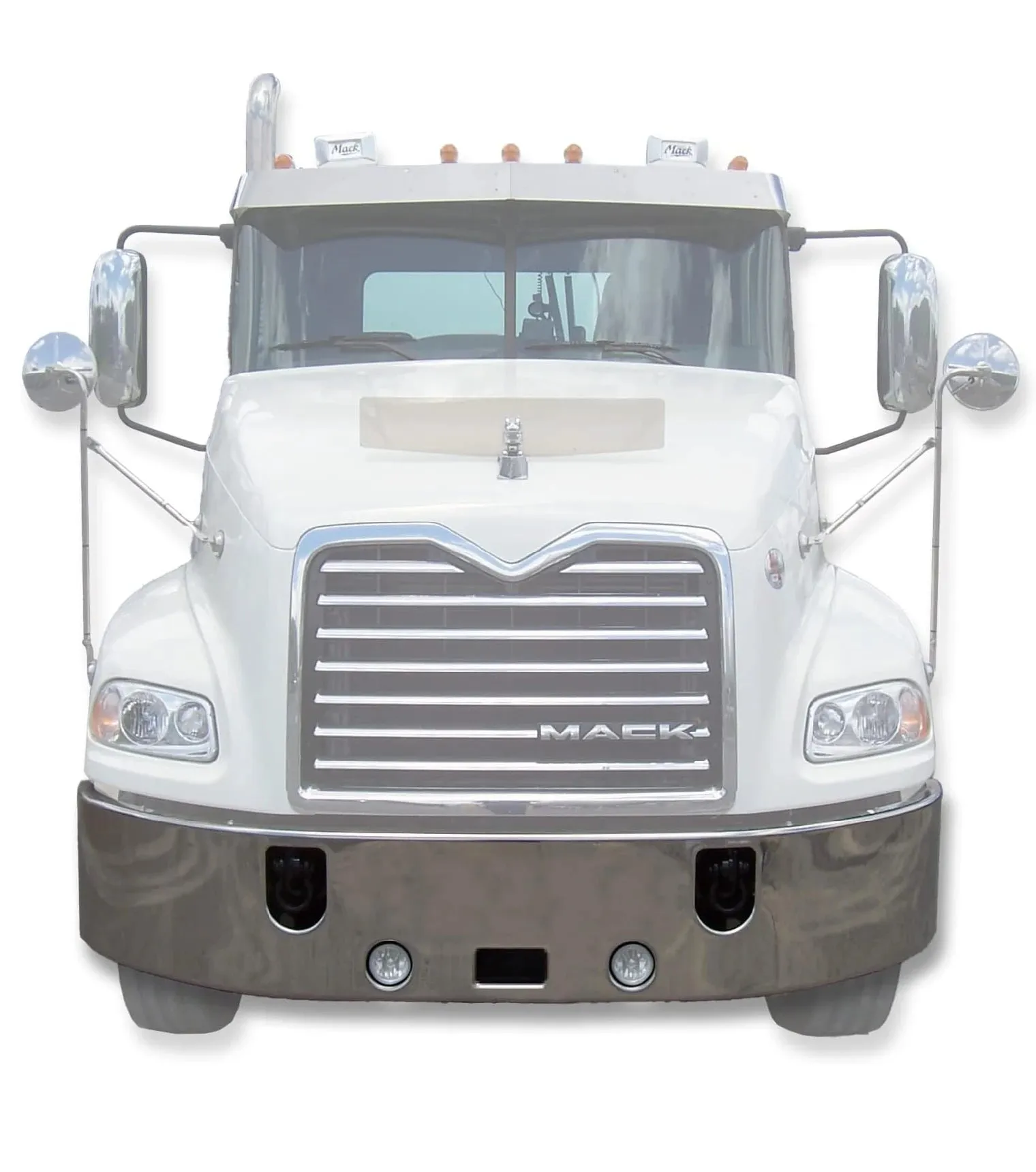 Bumper 17” Chrome Wihtout Tow Center 2002  Mack Vision CX