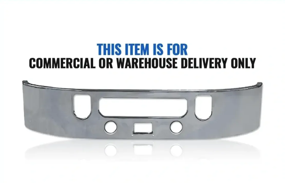 Bumper 17” Chrome With Tow Center Step Fog Lamp 2006  Mack Vision CXU