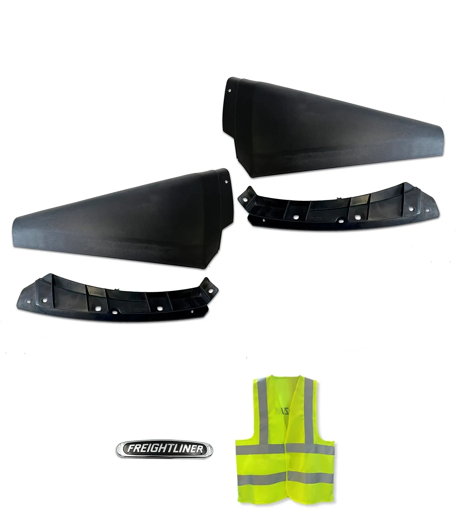 Bumper Air Flow Deflectors Set 2018  Freightliner Cascadia 126 116
