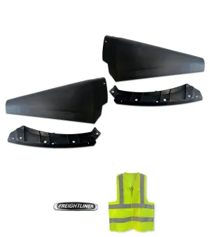 Bumper Air Flow Deflectors Set 2018  Freightliner Cascadia 126 116