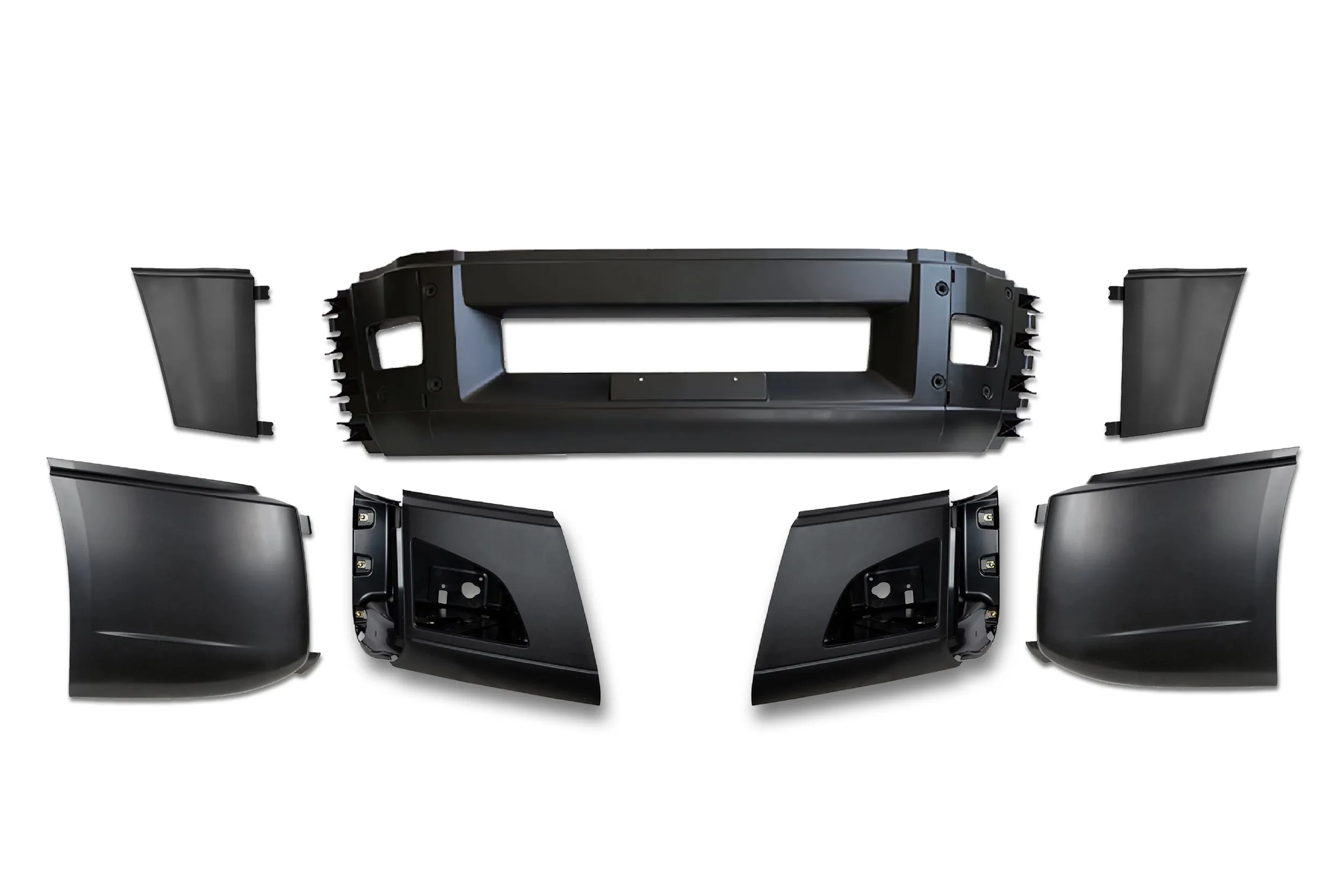 Bumper Plastic With Brackets Set With Fog Holes 2018  Volvo VNL VNR