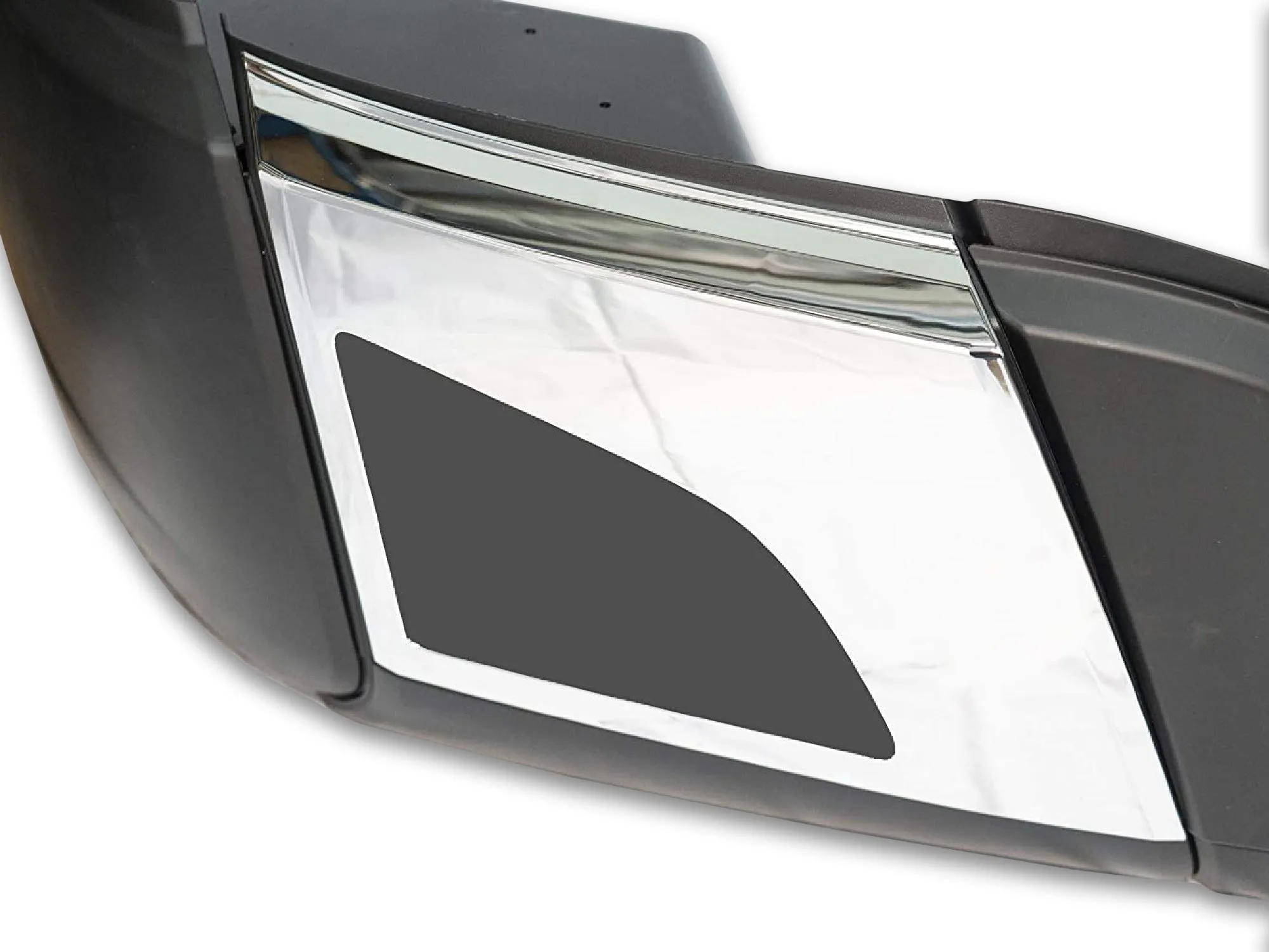 Bumper Set with Chrome Trim and Brackets No Fog Holes 2018  Volvo VNL VNR