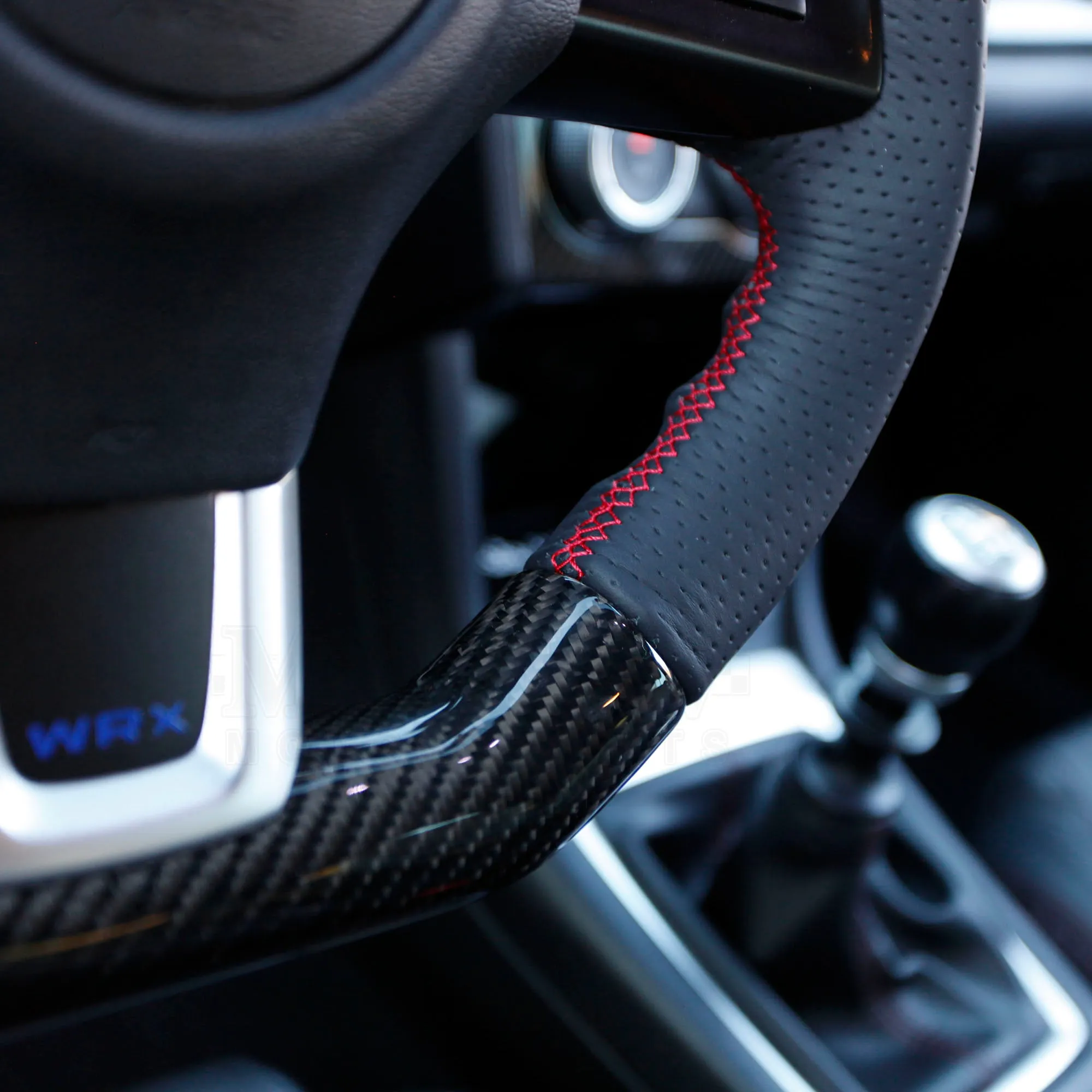 Carbon Fiber/Leather Steering Wheel 2015-2021 WRX/STI
