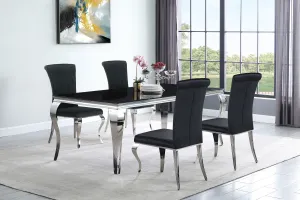 Carone 5-piece 81" Rectangular Dining Set