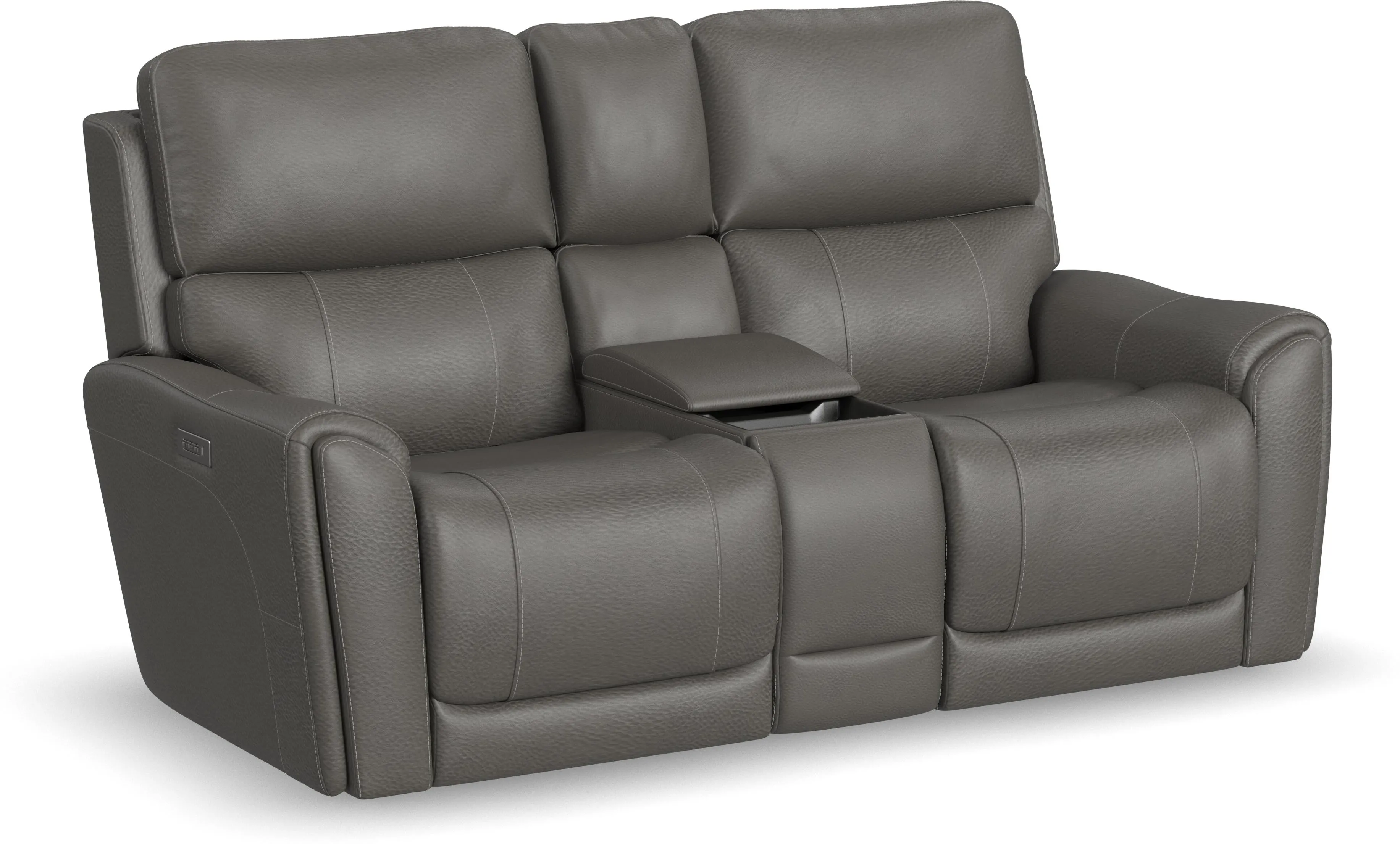 Carter Power Reclining Loveseat with Console & Power Headrests & Lumbar