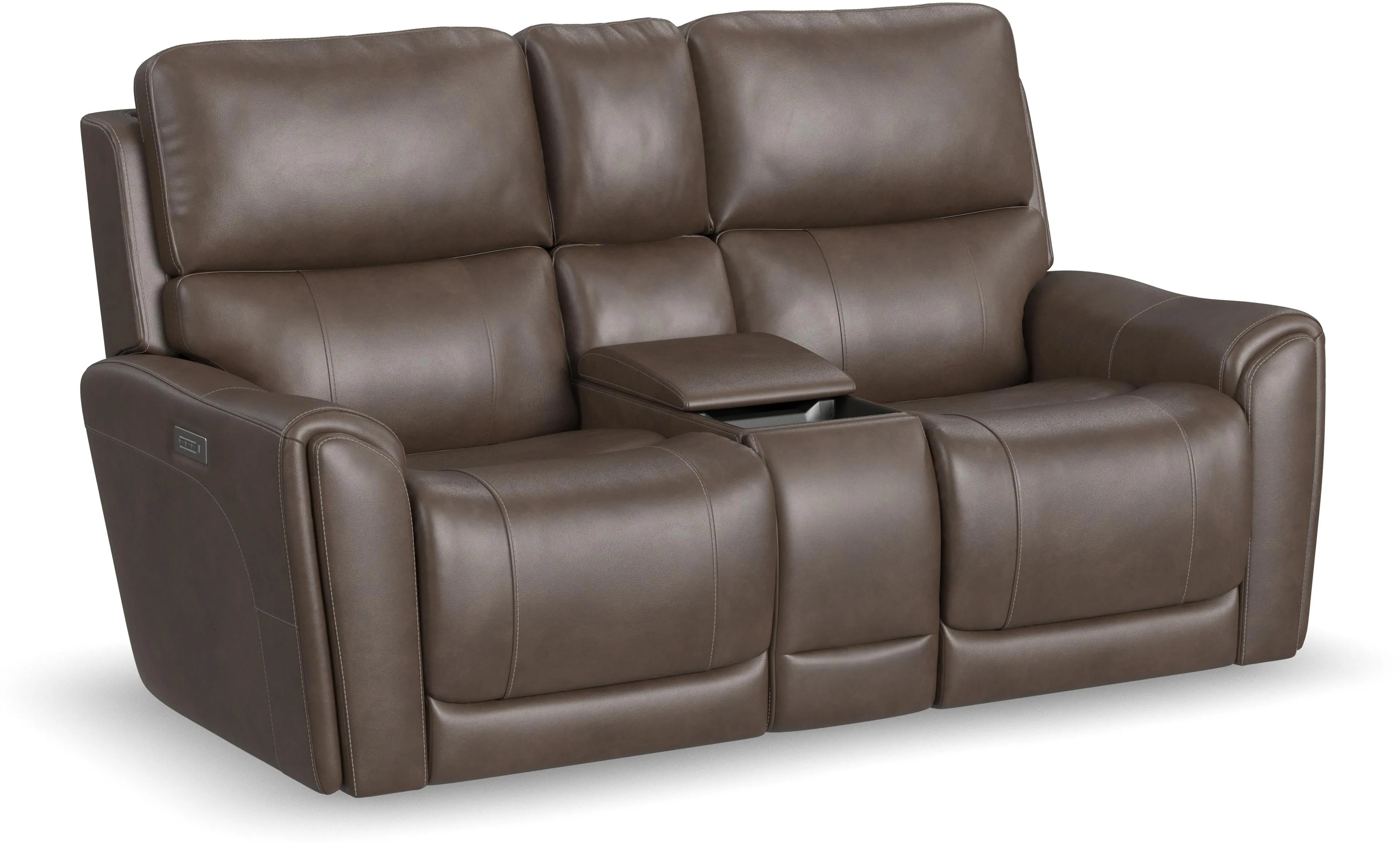 Carter Power Reclining Loveseat with Console & Power Headrests & Lumbar