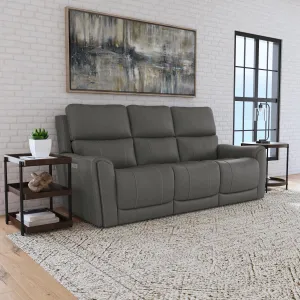 Carter Power Reclining Sofa with Console & Power Headrests & Lumbar