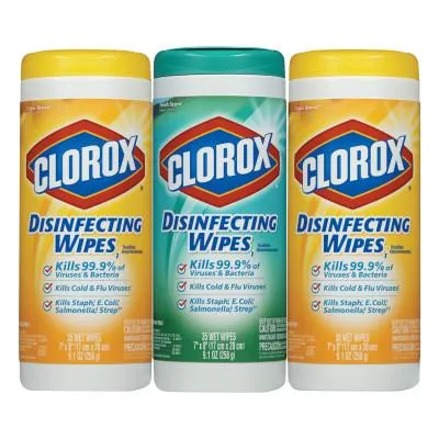 Clorox® Disinfecting Wipes, 7 x 8, Fresh Scent/Citrus Blend, 35/Canister, 30112