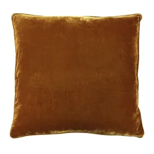 Crushed Velvet Cushion - Gold (50cm)