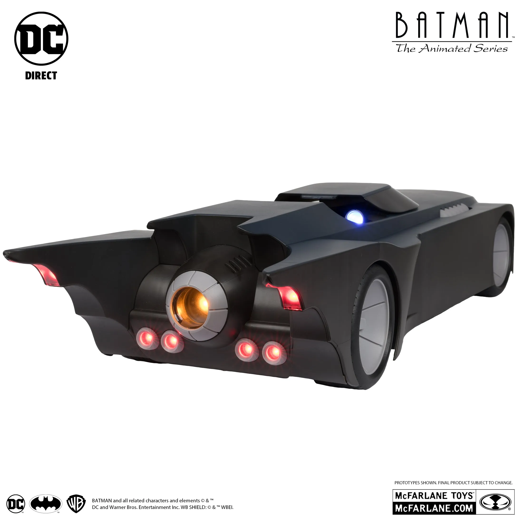 DC Direct Batman The Animated Series Exclusve Gold Label Batmobile