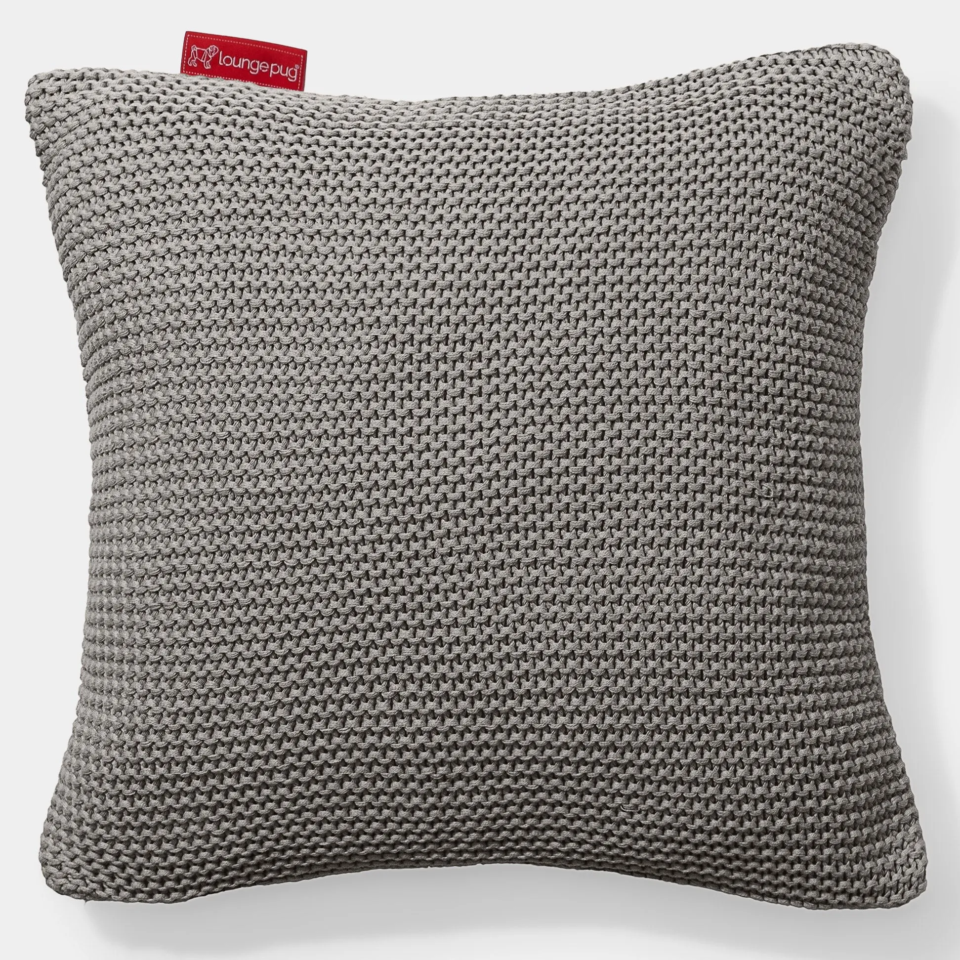 Decorative Cushion Cover 47 x 47cm - Ellos Knitted Graphite Grey