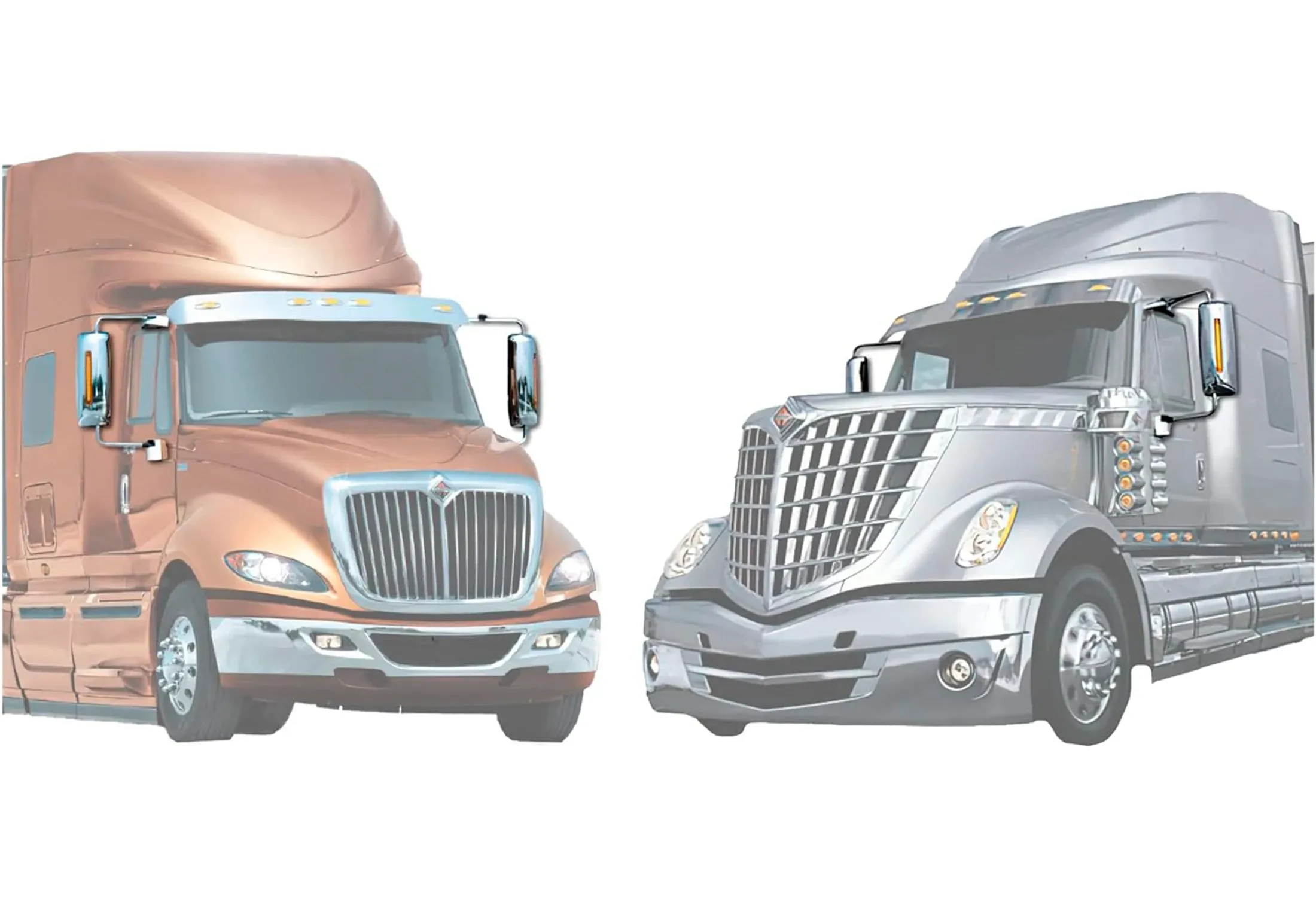 Door Side Mirrors Power Heated Set 2002-2018 International Prostar Lonestar