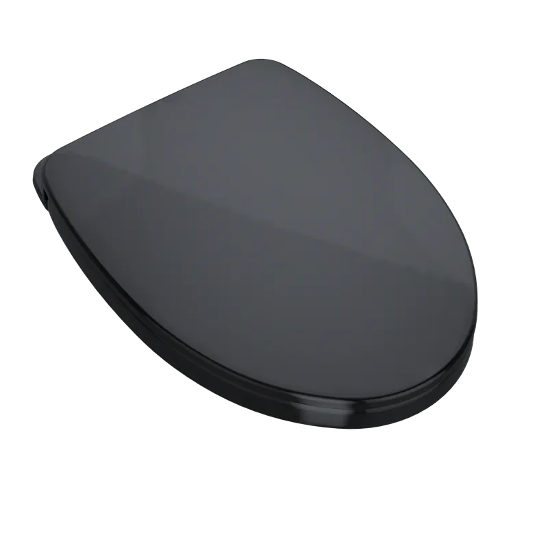 Elongated SoftClose Toilet Seat for Washlet  Toilets in Ebony