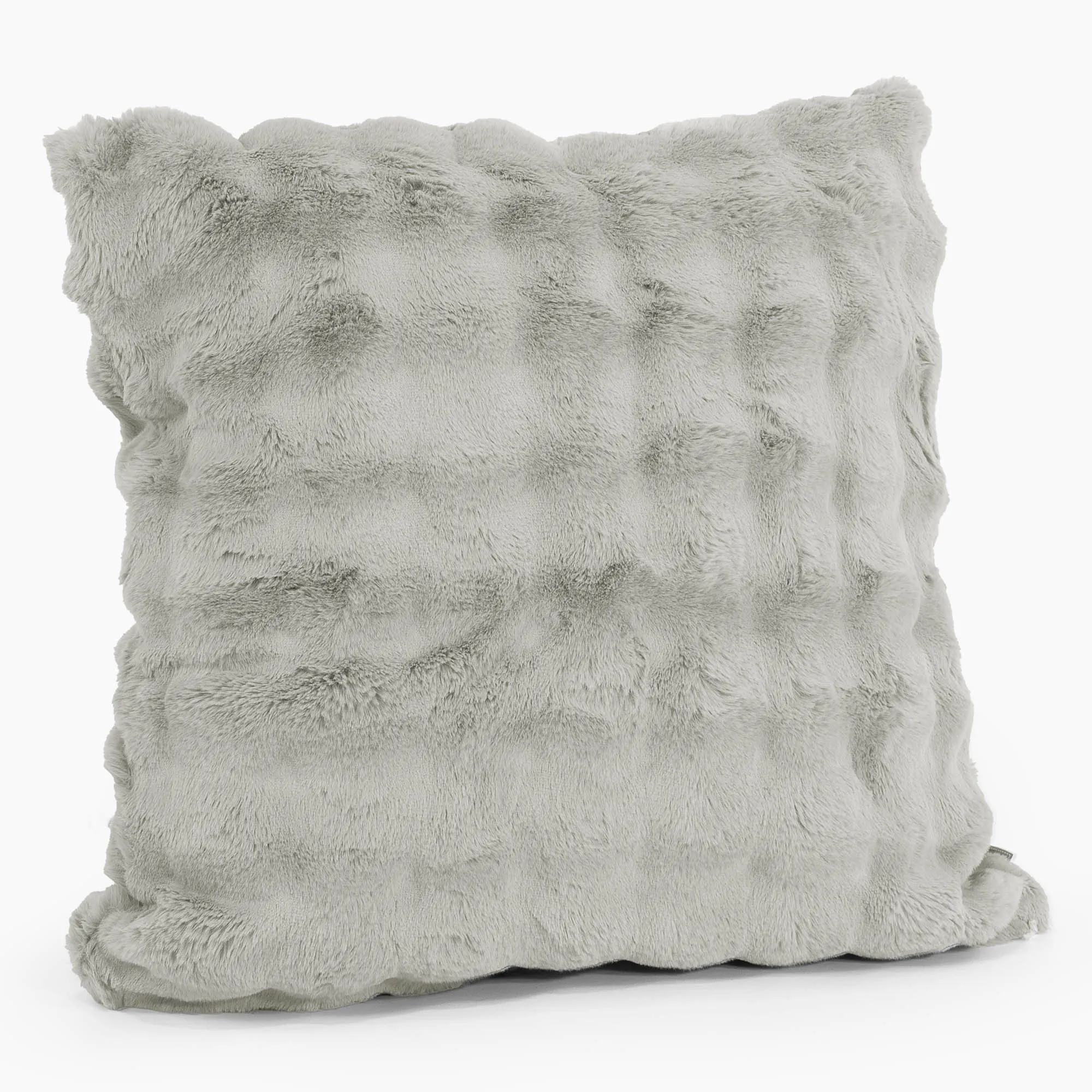 Extra Large Scatter Cushion Cover 70 x 70cm - Bubble Faux Fur Sage Green