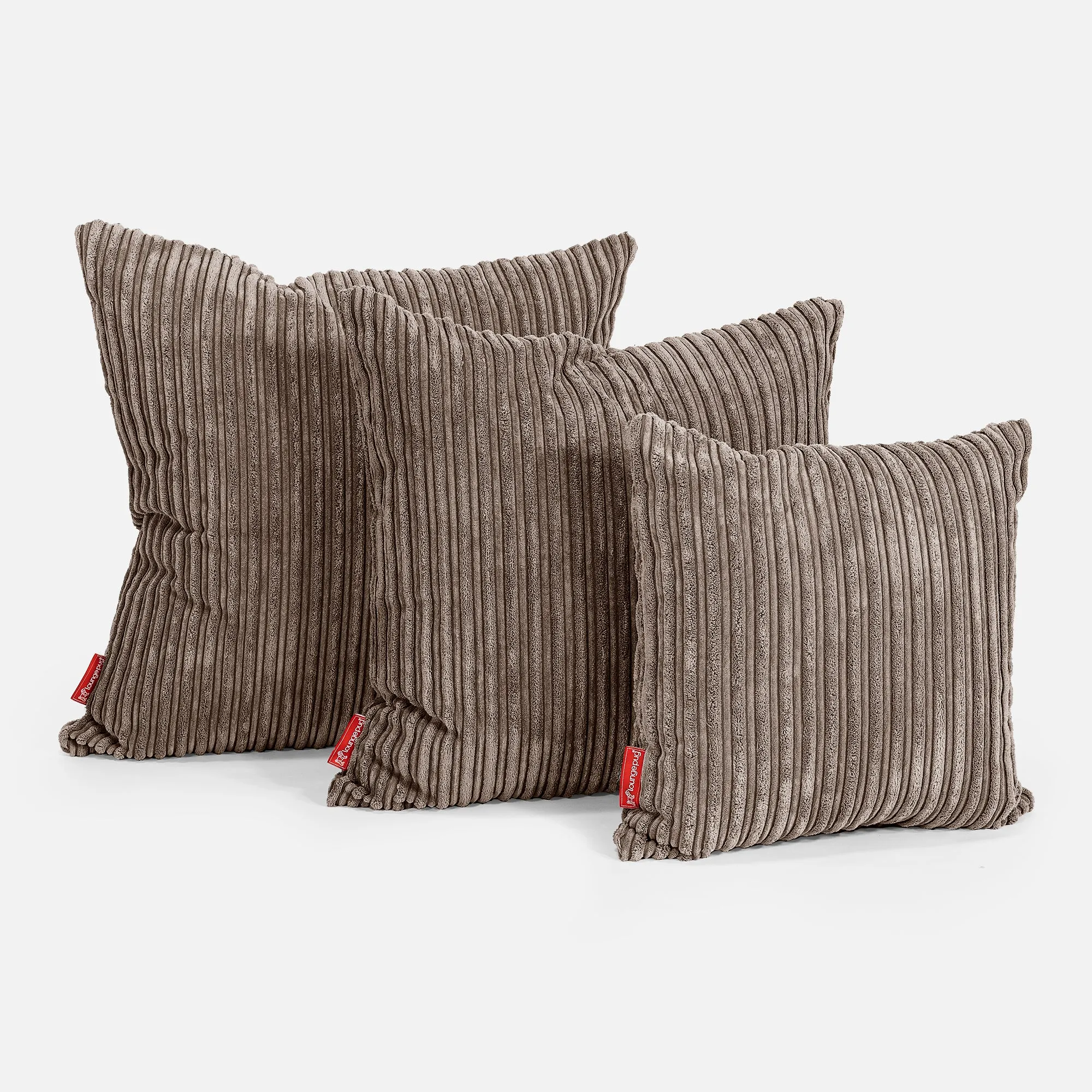 Extra Large Scatter Cushion Cover 70 x 70cm - Cord Mocha Brown