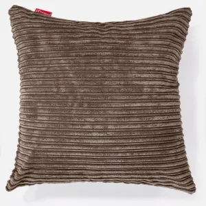 Extra Large Scatter Cushion Cover 70 x 70cm - Cord Mocha Brown