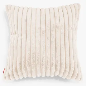 Extra Large Scatter Cushion Cover 70 x 70cm - Ultra Plush Cord Cream