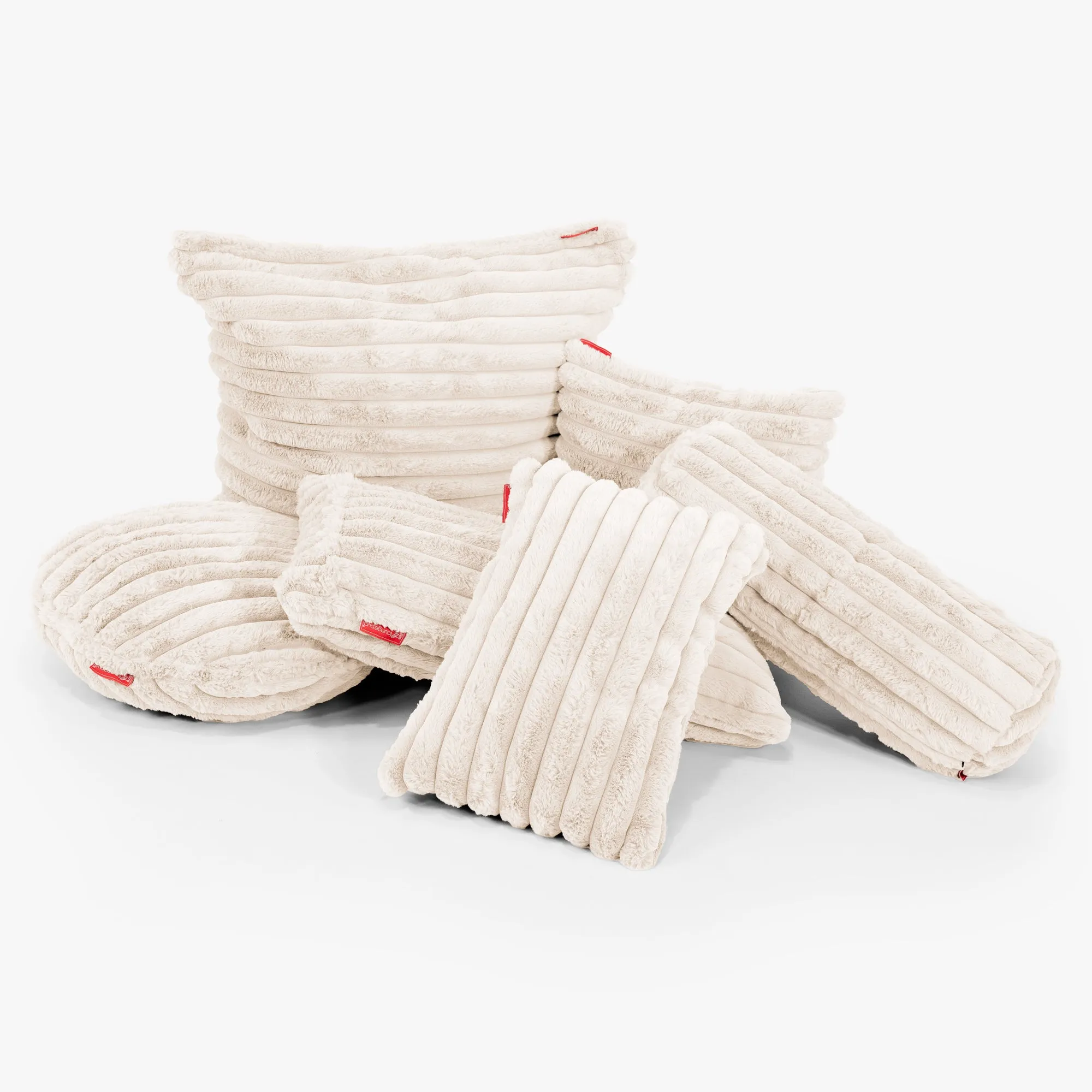 Extra Large Scatter Cushion Cover 70 x 70cm - Ultra Plush Cord Cream