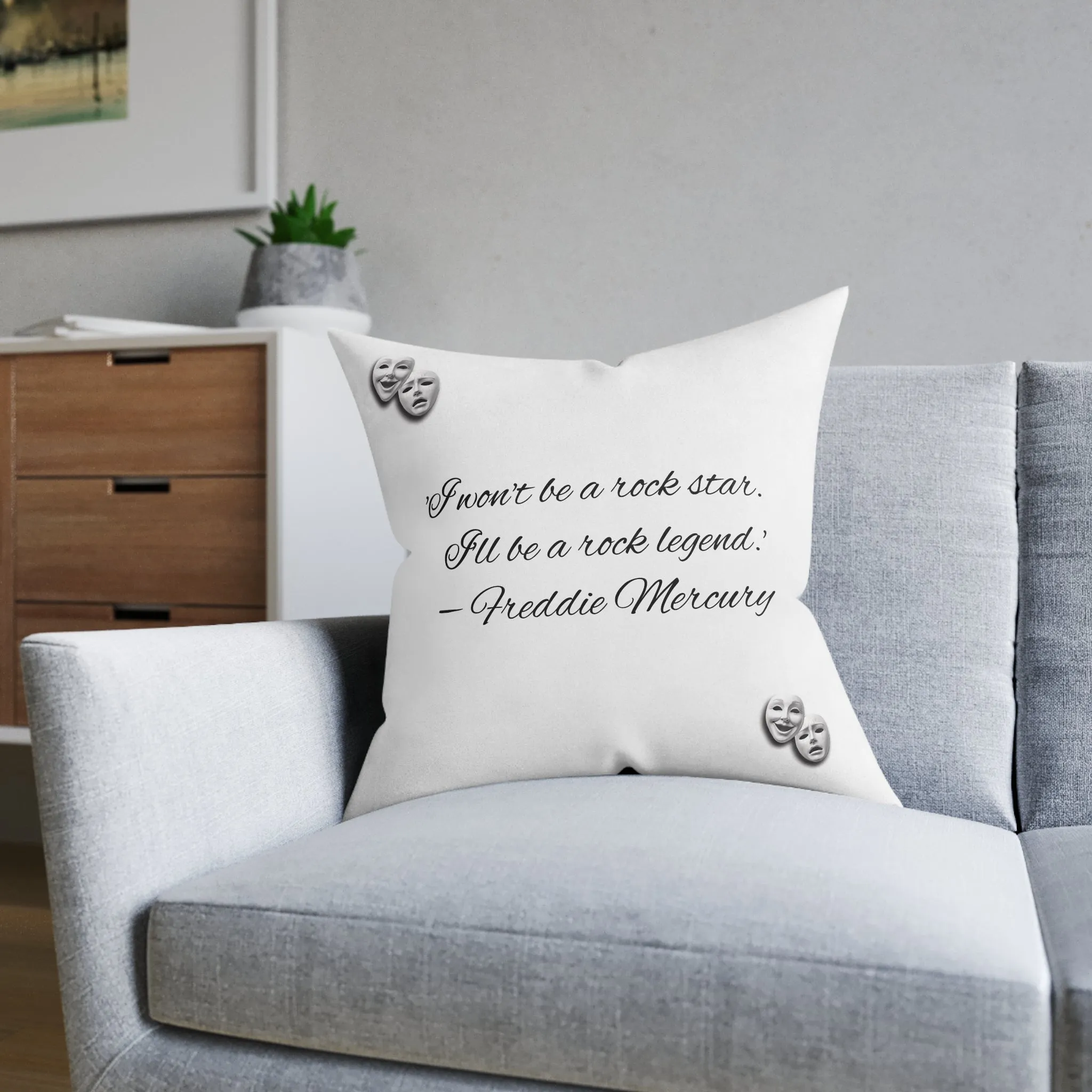 Famous Quotes 2 - Square Pillow UK
