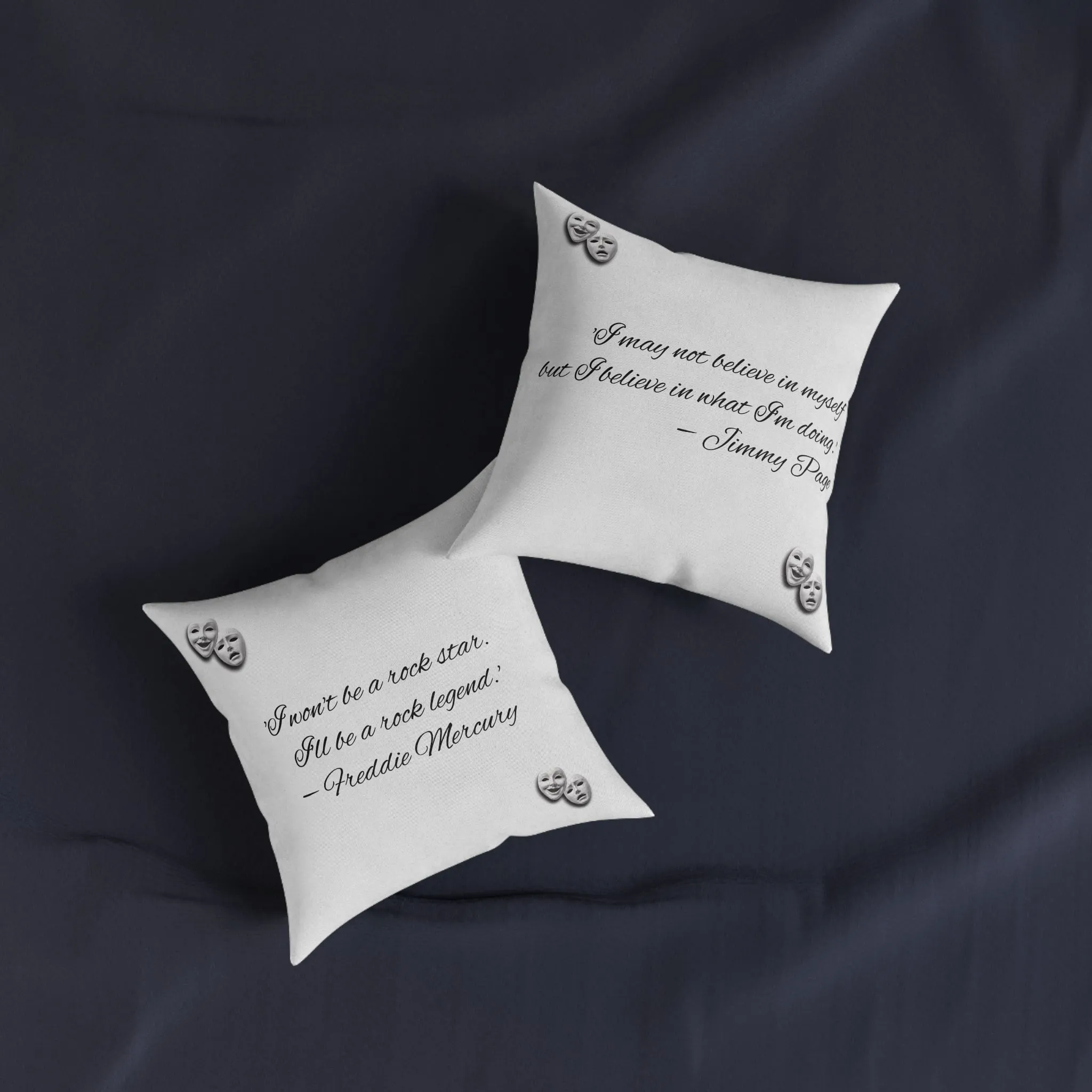 Famous Quotes 2 - Square Pillow UK