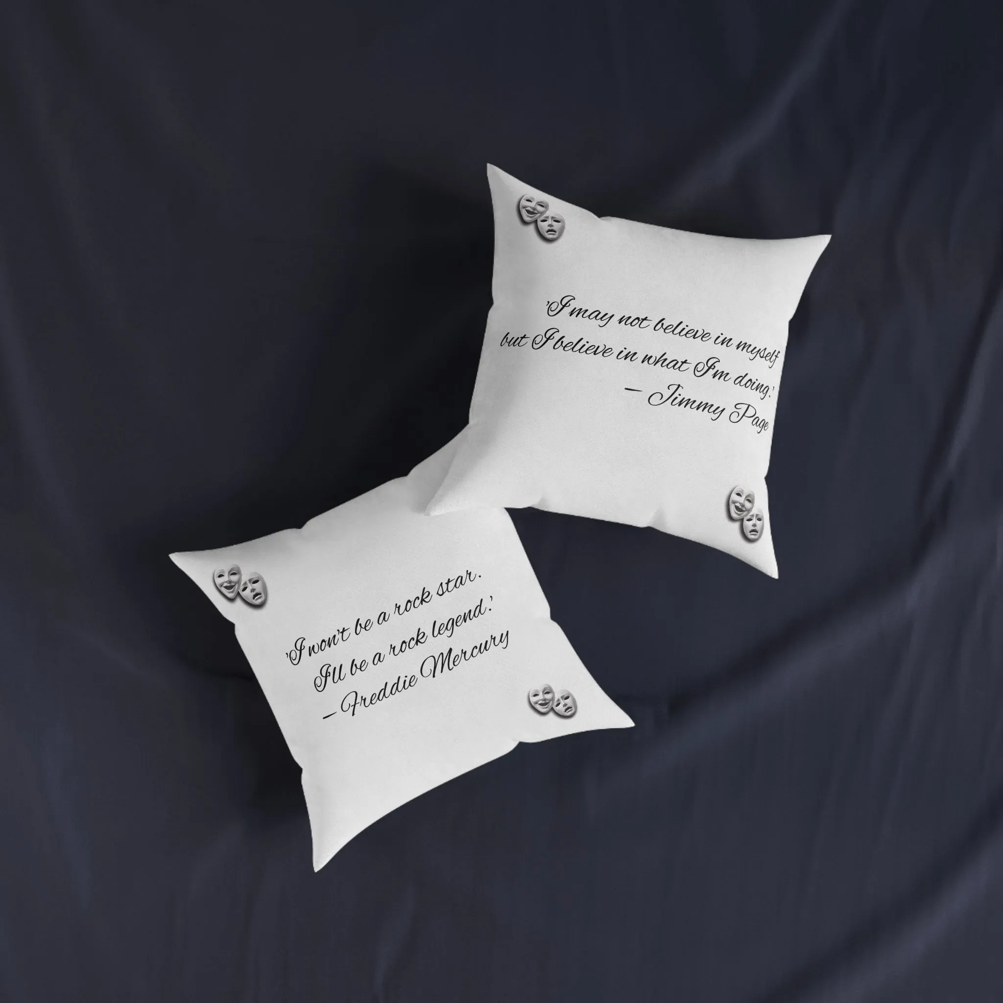 Famous Quotes 2 - Square Pillow UK