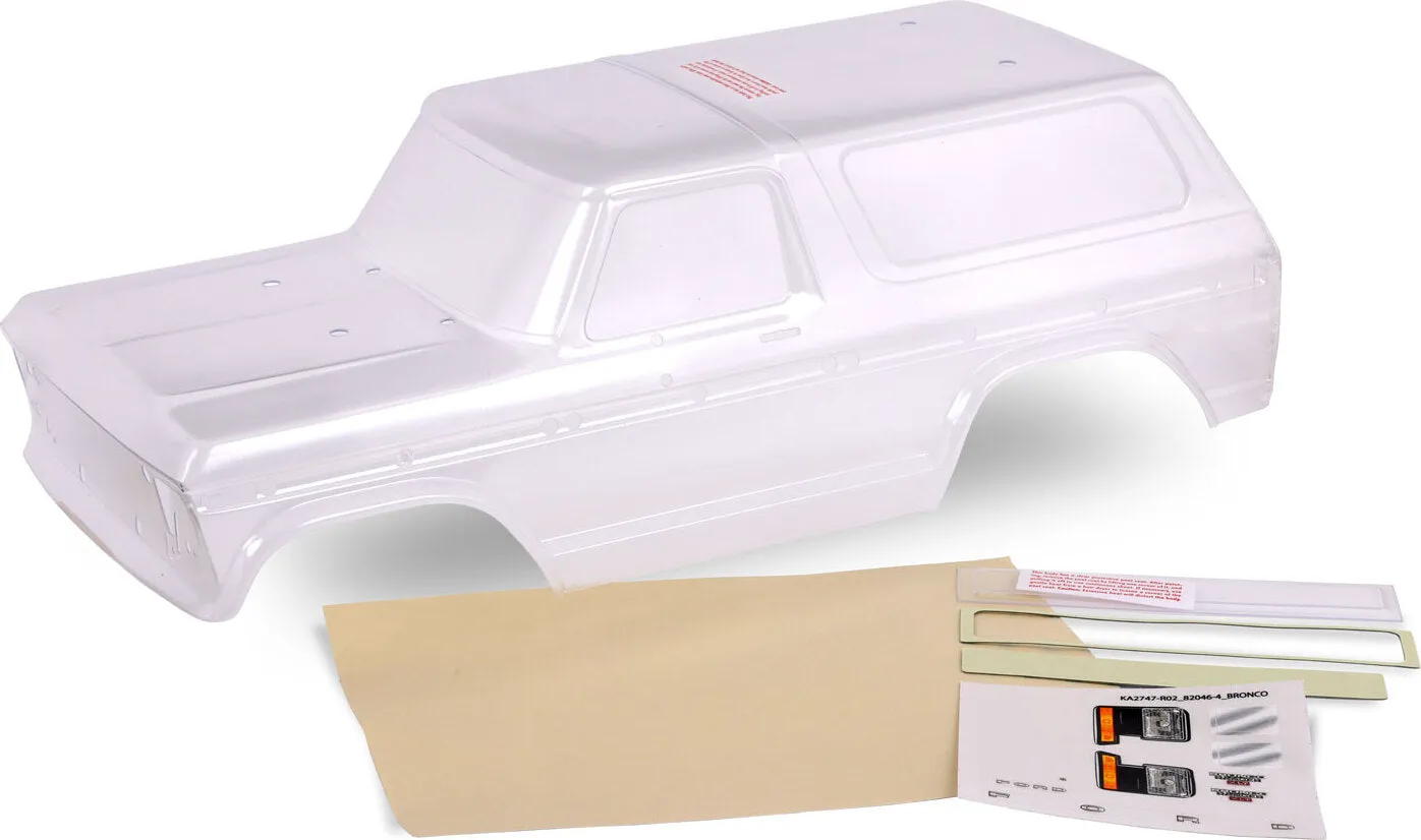 Ford Bronco Body (1979) Complete Clear 8010P
