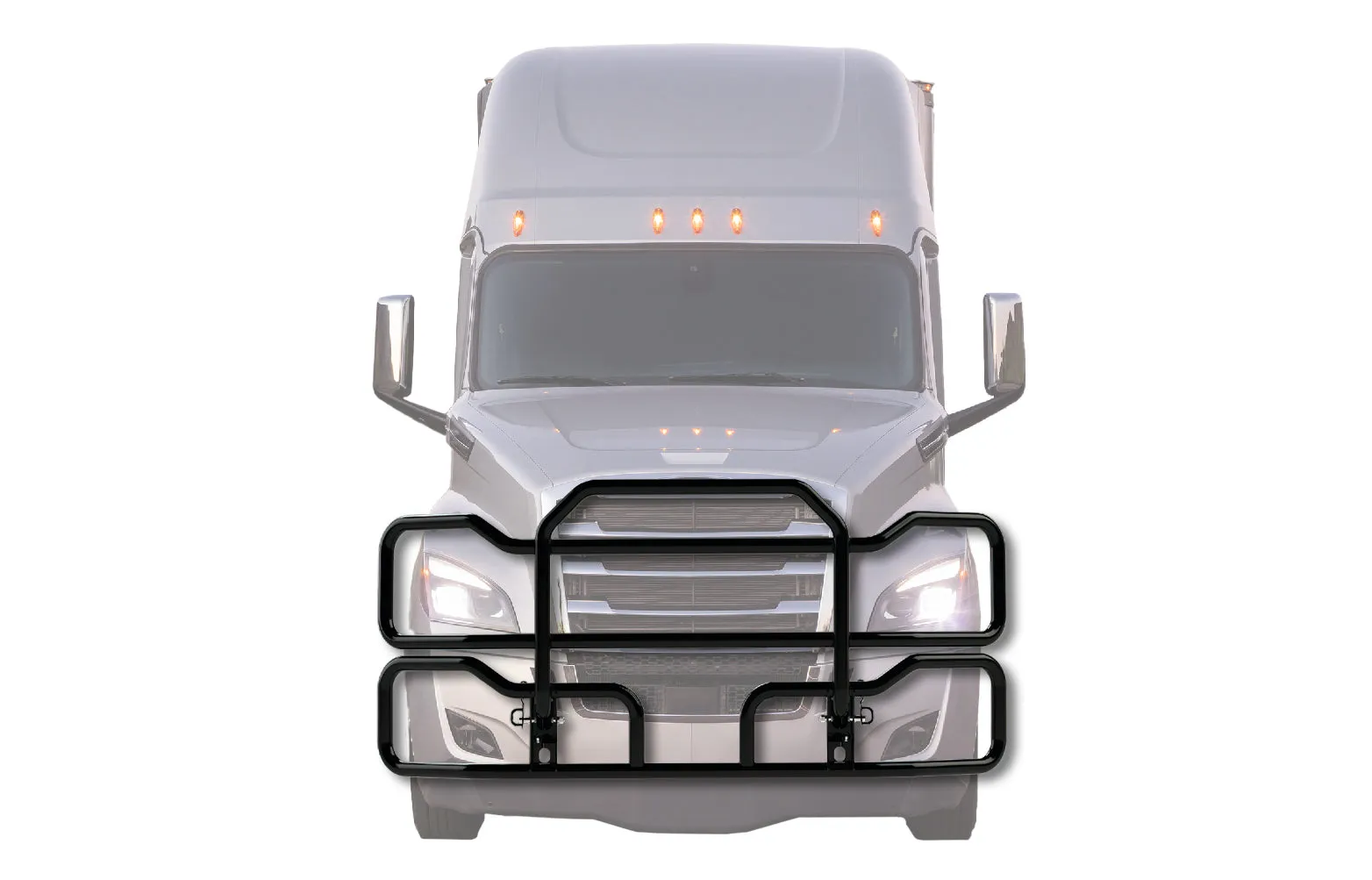 Front Grille Guard Black 2018  Freightliner Cascadia 126 116