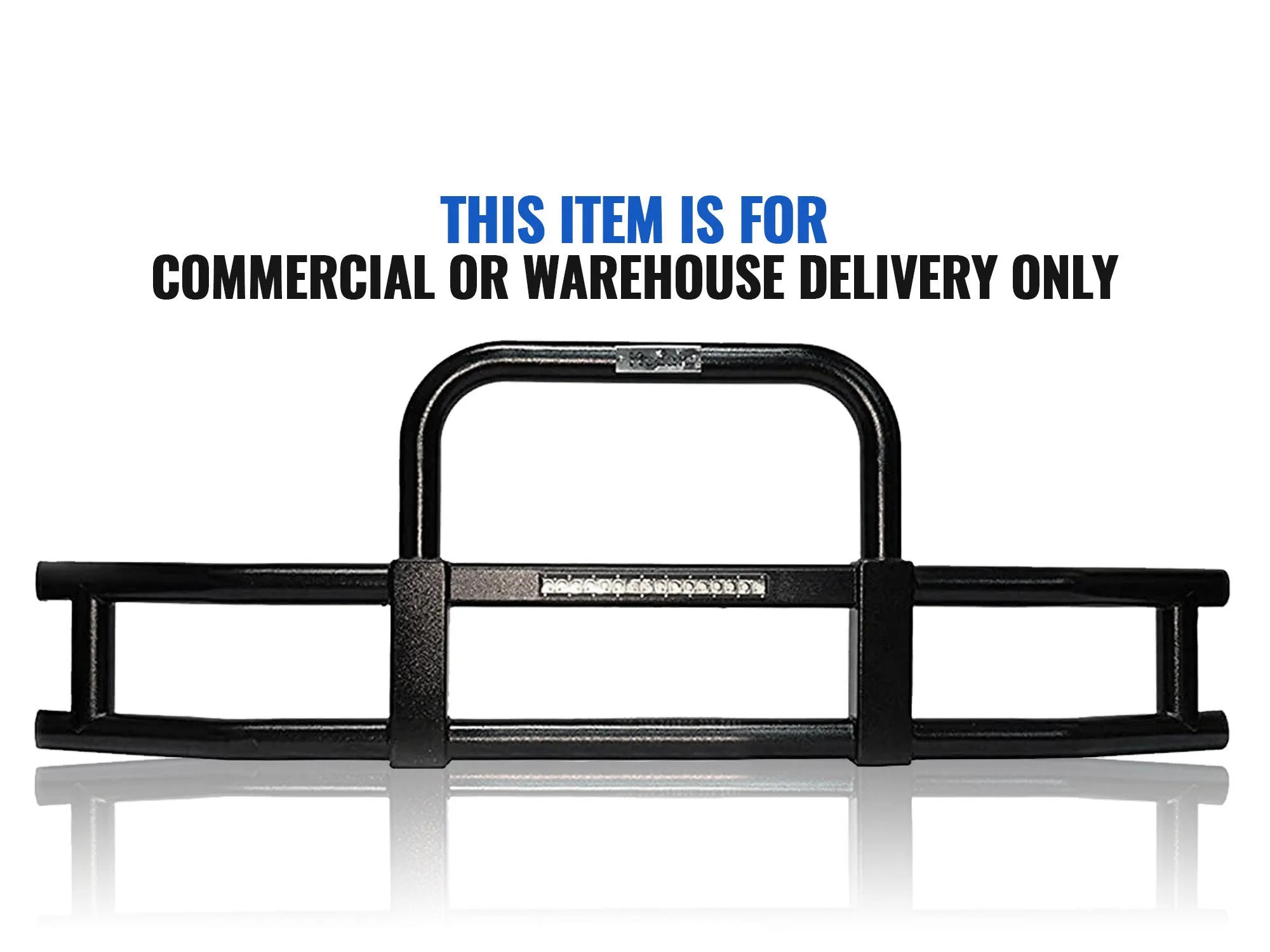 Grille Bumper Guard Black with Built-in 16" 2022  Kenworth T680