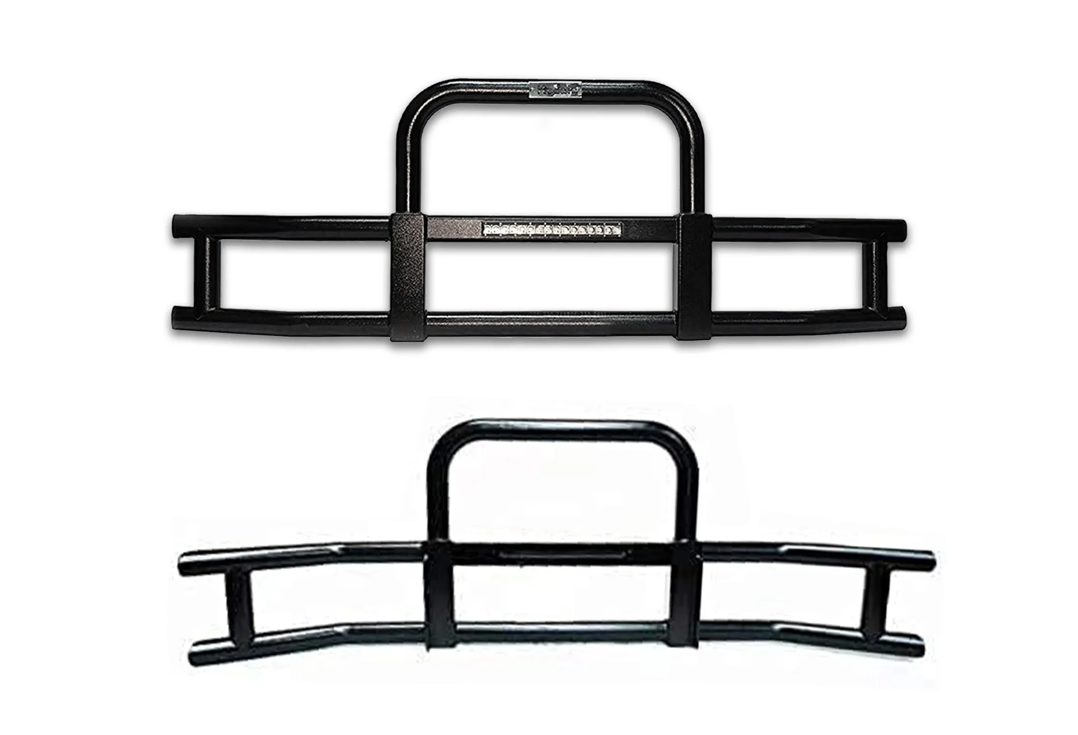 Grille Bumper Guard Black with Built-in 16" Kenworth T660