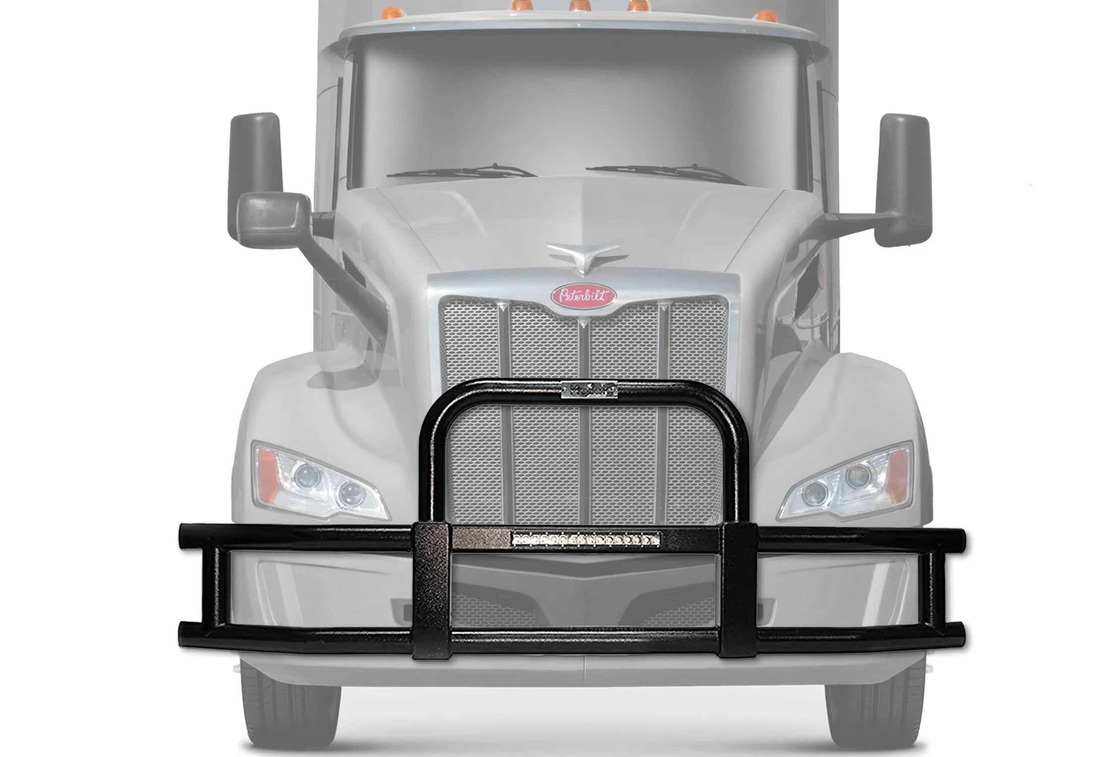 Grille Guard w/ Built in 16'' LED Bar 2022  Peterbilt 579