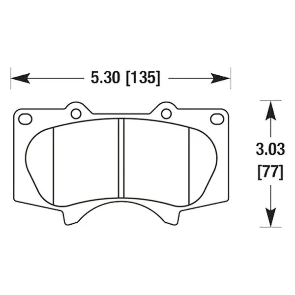 Hawk HPS Brake Pads Lexus GX460 (10-19) GX470 (03-09) Front or Rear