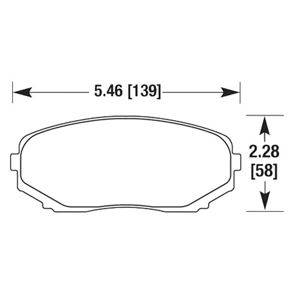 Hawk HPS Brake Pads Mazda CX5 2.5L (2019) Front Set HB656F.684