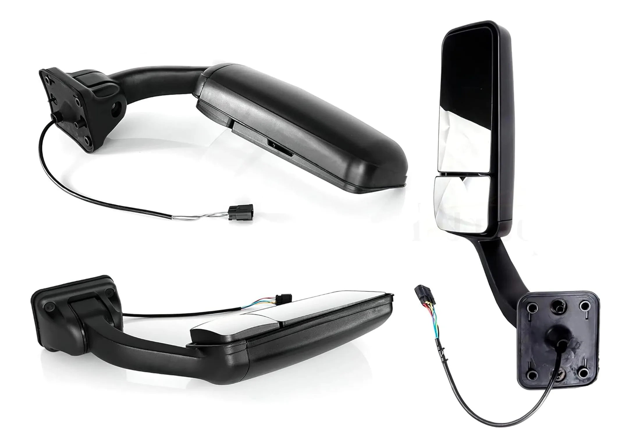 Heated Door Side Mirrors Black Set 2008-2017 Freightliner Cascadia 125 113