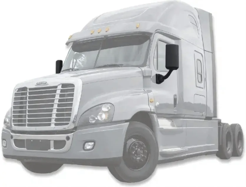 Heated Door Side Mirrors Black Set 2008-2017 Freightliner Cascadia 125 113