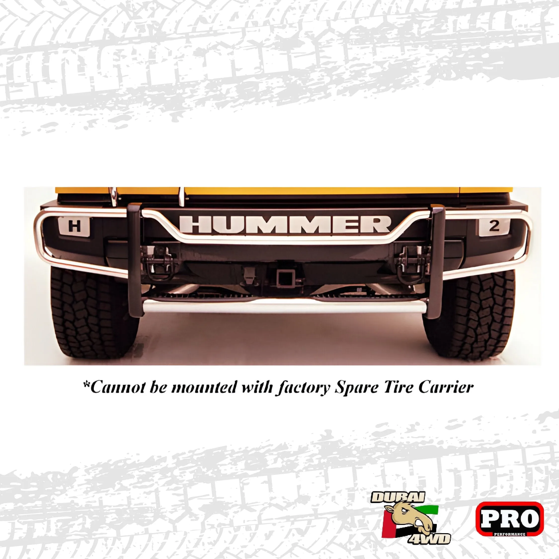 HUMMER H2 Rear Bumper Guard