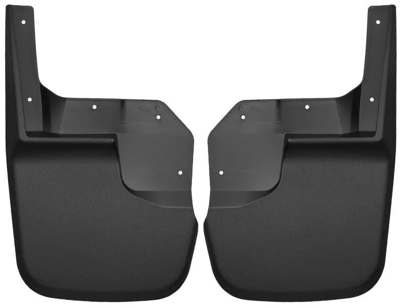 Husky Liners Front Mud Flap Plastic Black/Textured Jeep Wrangler JK 2007-14 - Pair