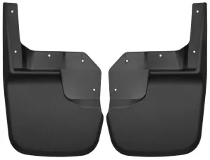 Husky Liners Front Mud Flap Plastic Black/Textured Jeep Wrangler JK 2007-14 - Pair