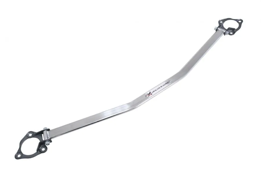Megan Racing Strut Bar Honda Civic & Si (06-11) Front - Race Spec - Polished Upper