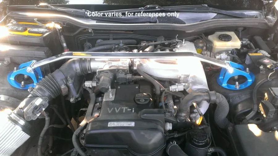 Megan Racing Strut Bar Lexus GS300 GS400 GS430 (98-05) Polished Upper - Front - Race Spec