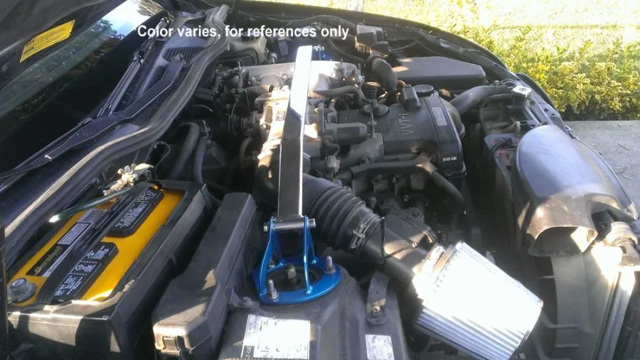 Megan Racing Strut Bar Lexus GS300 GS400 GS430 (98-05) Polished Upper - Front - Race Spec