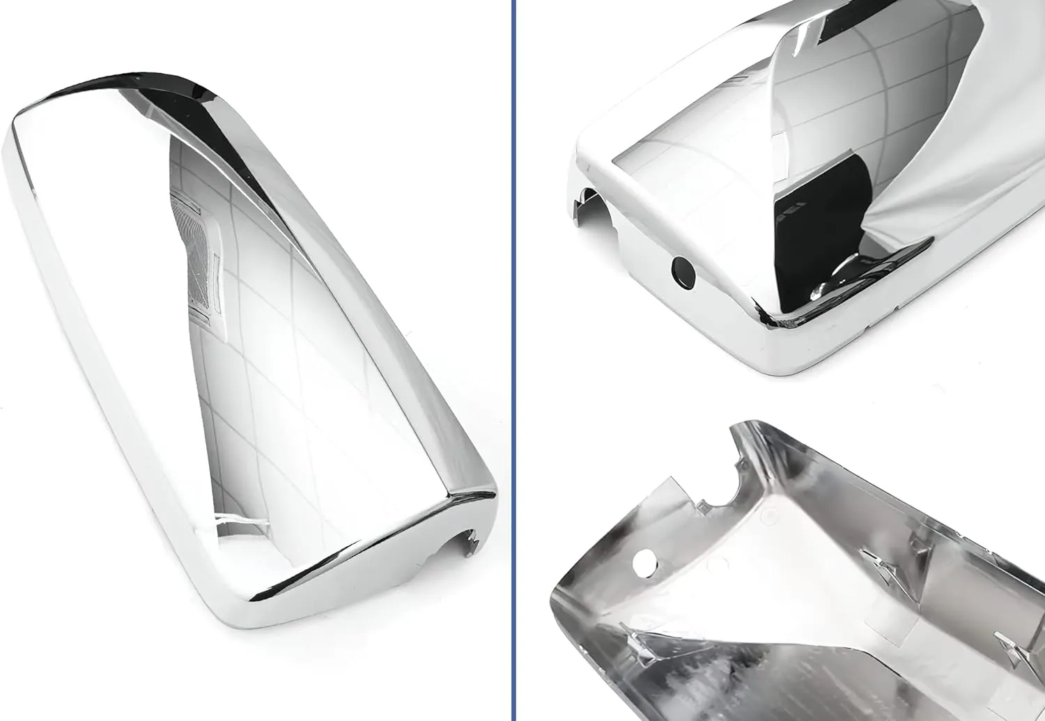 Mirror Arms and Chrome Door Mirror Covers Volvo Set 2004  VNL VNM VNX